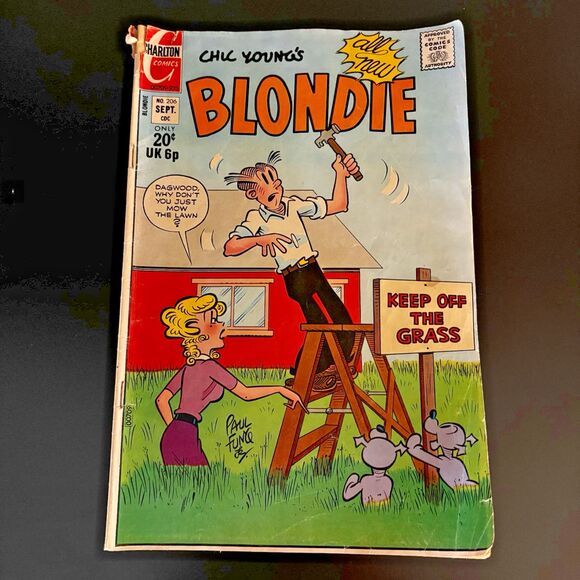 Blondie September 1973 Vol 6 Number 206 Charlton Comics Vintage - Picture 1 of 4